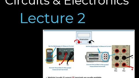 Circuits & Electronics - Lecture 2 (Fall 2020)