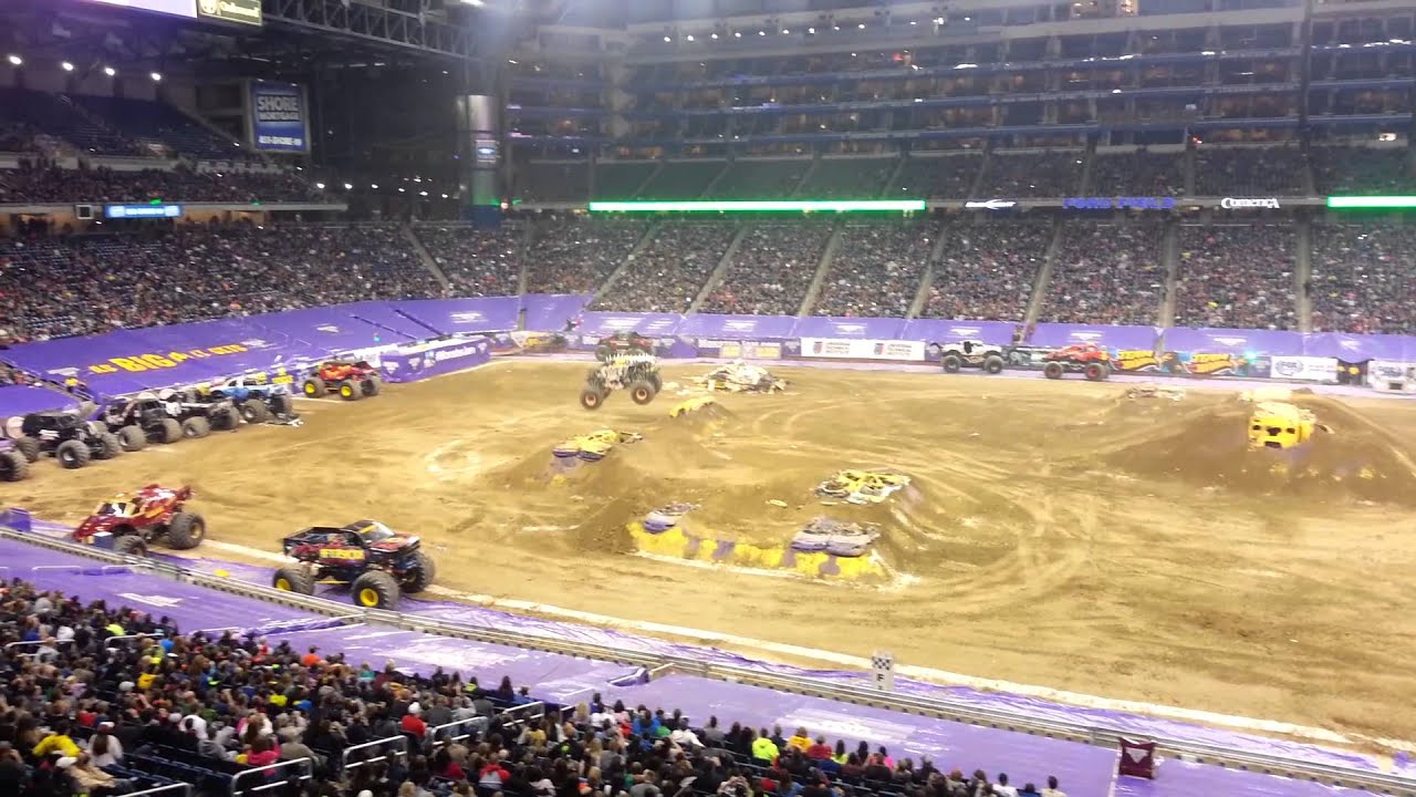 Monster truck jam ford field detroit mi #3