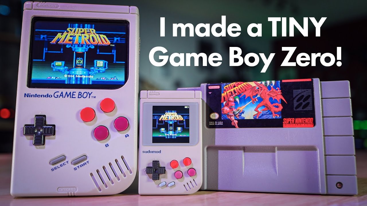 I made a TINY Game Boy Zero! Meet the Gem Boy Zero YouTube