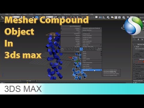 Stereopixol: Mesher Compound Object in Autodesk 3Ds Max