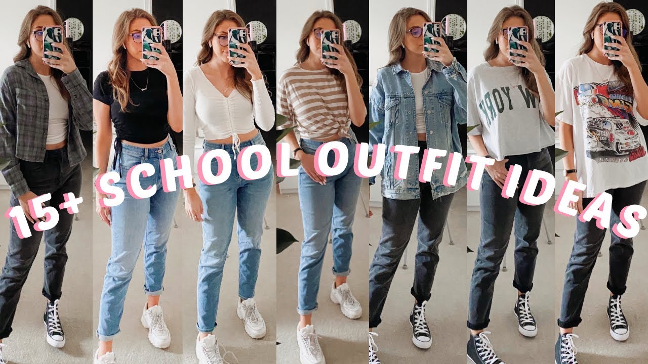 Outfit Ideas For School! Easy Cute Back To School Outfits! | vlr.eng.br