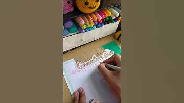 Conclusion Page Decoration idea 🎀✨ #togetherwcreativeness #pagedecoration #schoolproject #shorts