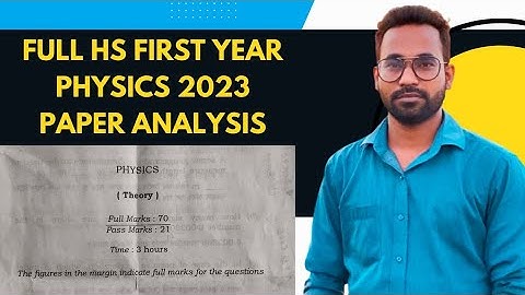 AHSEC 2023 PHYSICS SOLVED PAPER 1st Year | PATTERN CLASSES | Assamese Explanation