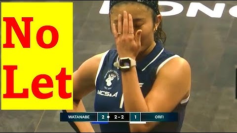 Is No Let Mania ruining squash? | Orfi vs Watanabe | Hong Kong Open 2025