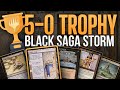  undefeated trophy  black saga storm with tonyscapone  legacy storm combo  magic the gathering