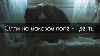 Элли на маковом поле - Где ты[текст]