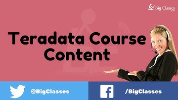Teradata Introduction Overview - Teradata Tutorial - BigClasses