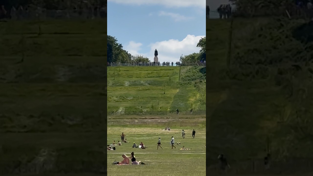 Royal  Observatory & General James Wolfe viewpoint (from the Queens house in Greenwich Park)