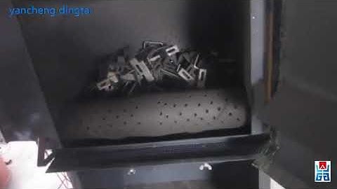 Rubber belt tumble type shot blasting machine