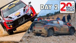 Rally Italia Sardegna 2023 | Day 2 - Friday Highlights - Sordo Crash - Lappi Leads