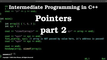 C++ Pointers (part 2)