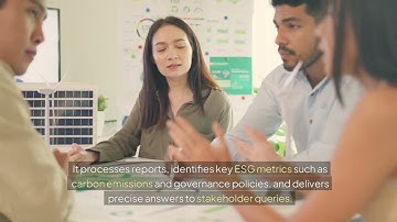 Simplifying ESG Reporting with AI | AI-Powered Sustainability Chatbot