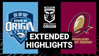State of Origin 2004 | Game 1 | Extended Highlights | NRL