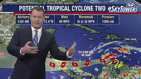 Tropical weather forecast: Morning of June 30
