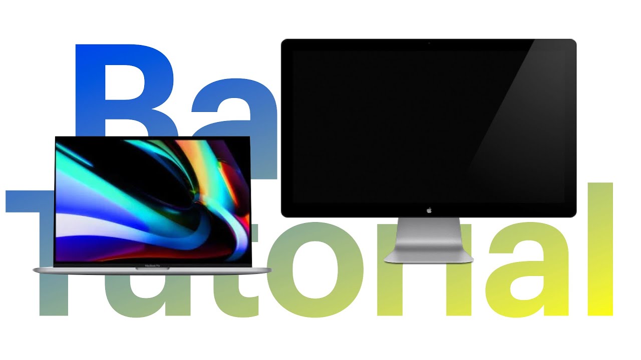MacBook Pro 2019 und Apple Cinema Display 27 Zoll verbinden Tutorial