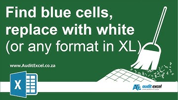 Find and Replace cell formats in Excel