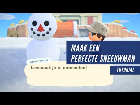 Hoe maak je een perfecte sneeuwman in Animal Crossing: New Horizons