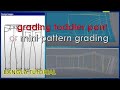 How to grading toddler pant pattern, mini pattern grading tutorial mp4
