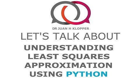 Ordinary Least Squares Tutorial using Python
