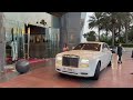 Rolls Royce Phantom. Dubai Airport to Burj Al Arab Hotel, Dubai