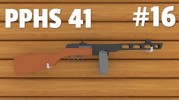 Blender - Low Poly Weapon Modeling | PPSH 41 #16
