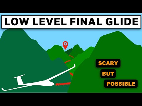 LOW LEVEL FINAL GLIDE - Scary but possible - How to return to Unterwössen safely