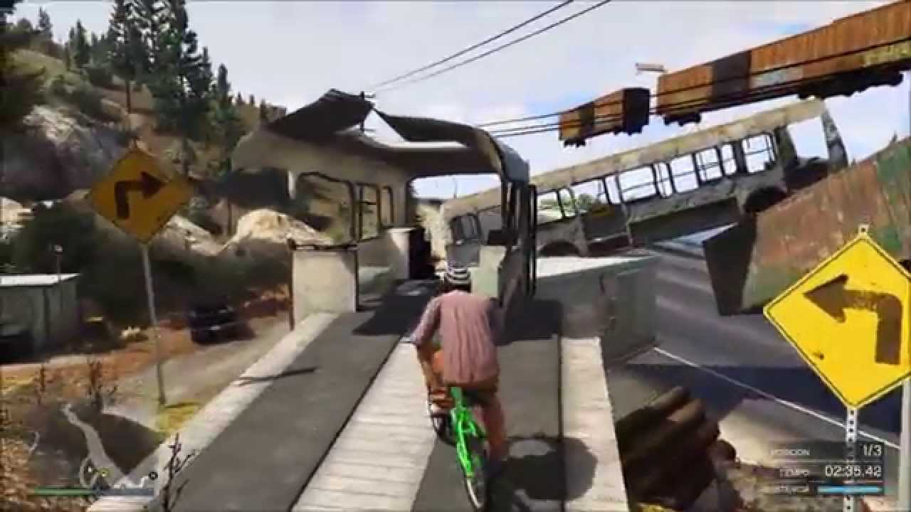 Grand Theft Auto V PS4 online Carrera BMX Challenge!! 9/10 YouTube