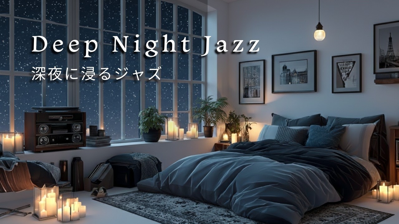 Deep Night Jazz - 星空と重低音に包まれる、至福の深夜BGM。💫