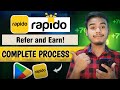 Rapido App l Best Refer And Earn App Without Kyc l Refer And Earn App l Best Refer And Earn App 