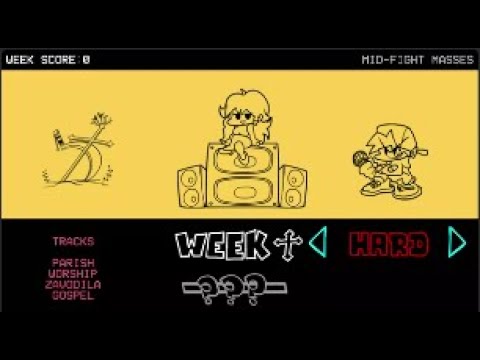 Mid Fight Scene FNF VS mid fight masses + secret week - YouTube