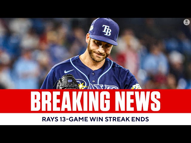 Rays lose first game after 13-0 start, fall 6-3 to Blue Jays