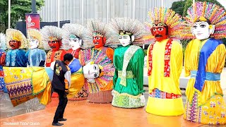 Ondel ondel Betawi di Gotong Lagi Ngumpul Lagu Sholawatan