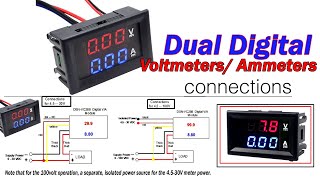 Digital Rot LED Voltmeter DC100V 10A Voltmeter Amperemeter Blau+Rot Amp DuRSPF Digital Rot LED Voltmeter DC100V 10A Voltmeter Amperemeter Blau+Rot Amp DuRSPF