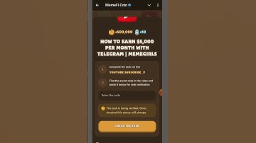 How To Earn $5,000 per Month with Telegram | MemeGirls | MemeFi Code |