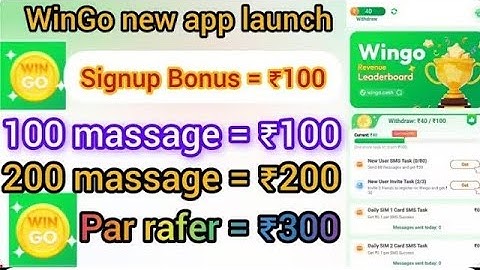 Wingo app se paise kaise kamaye | new earning app winGo | rupee rush jaisa dusra app today 