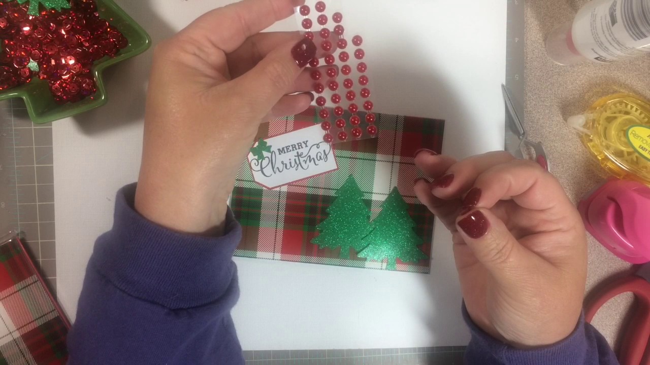 paper mache Simply Elegant DIY Christmas Cards || Turtle Creations 4U