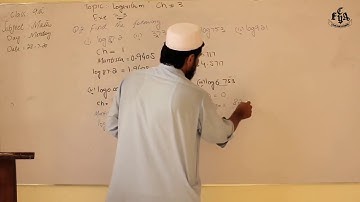 Logarithm, Maths, Class 9, Unit 3, Exercise 3.3