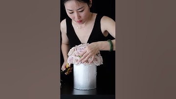 rose box arrangement idea 🌷💓 #flowerbox #flowerarrangment #florist