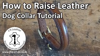 How to Raise Leather - Dog Collar Tutorial