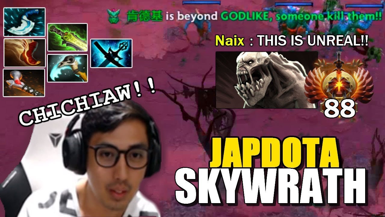 JAP DOTA - SKYWRATH vs Rank 88 NAIX | Immortal Top Rank Gameplay