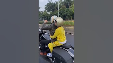papah raffi ahmad ngajakiin aa rafathar jalan-jalan naik motor ✨