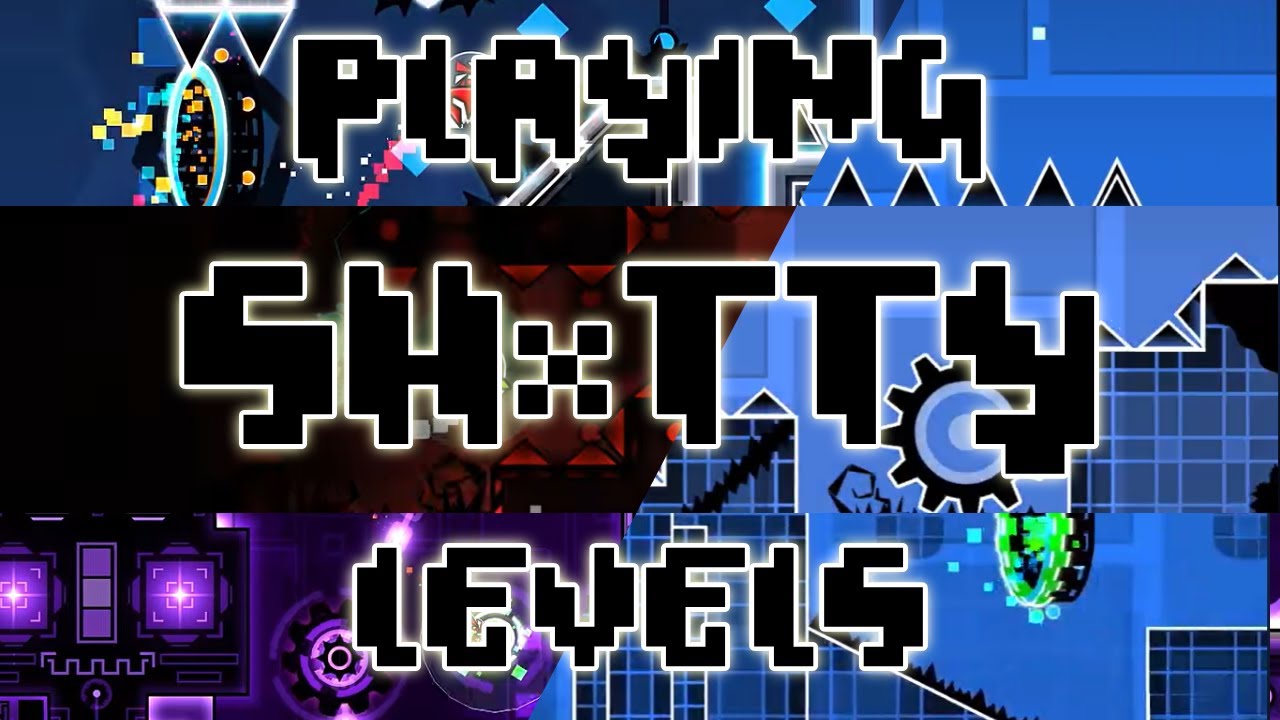 Playing the Sh***y List! | Geometry Dash - YouTube
