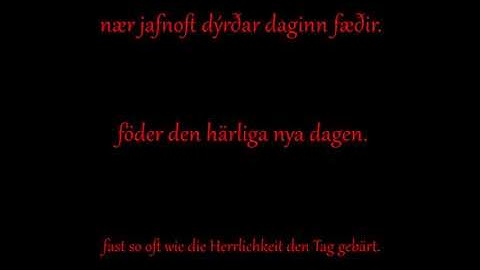 Ásgeir Trausti - Dýrð í dauðaþögn with LYRICS in SWEdish and GERman