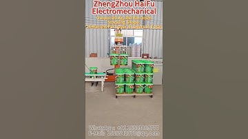 20 Kg Liquid Fertiliser Palletizing,360 Barrels/h#palletizing robot #palletizer #industrialrobot