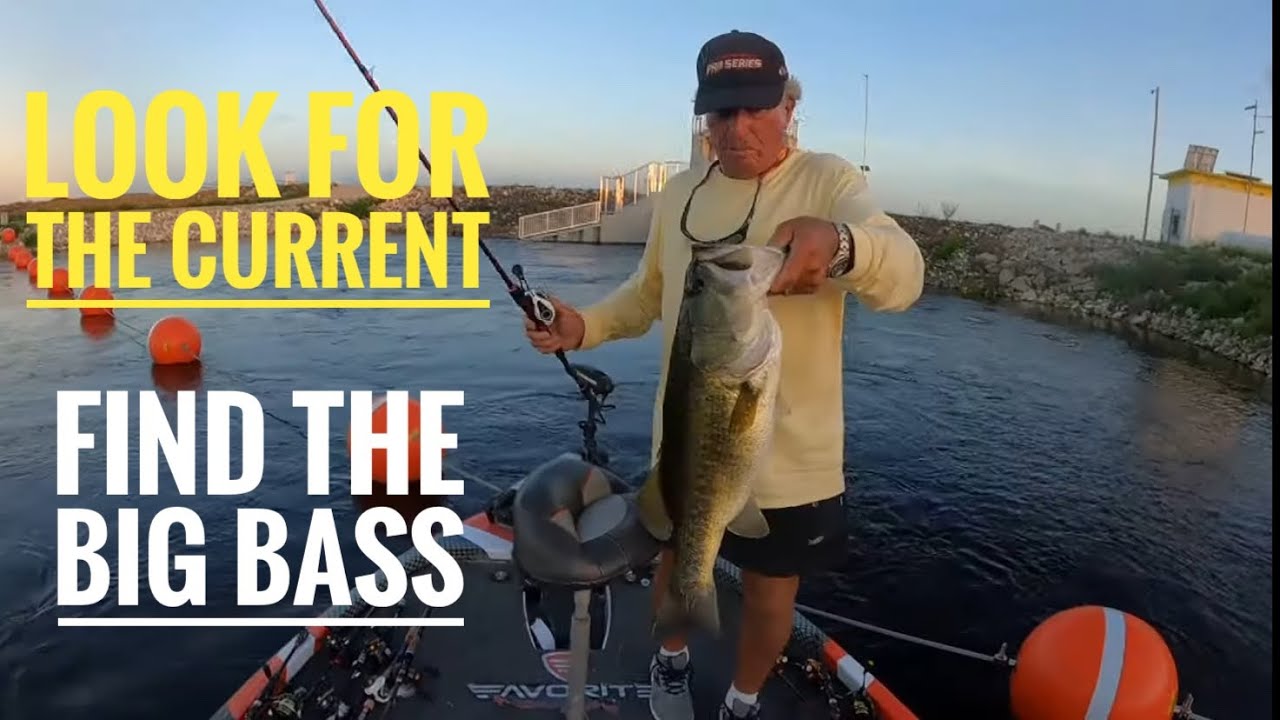 Look for current and find the big Bass!