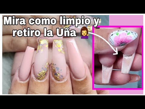 Video: 4 formas de limpiar debajo de las uñas acrílicas