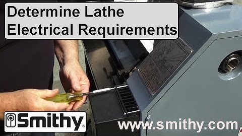 How to Determine Lathe Electrical Requirements - Set Up for the Granite 3-in-1 Machine