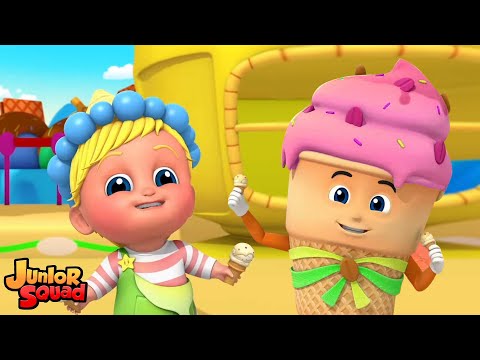Мороженое песня для детей и мультфильм видео от Junior Squad