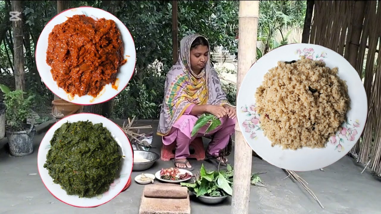 খুদের ভাত।  আর দুই পদের ভর্তা না  #viralvideo #ai #gram  