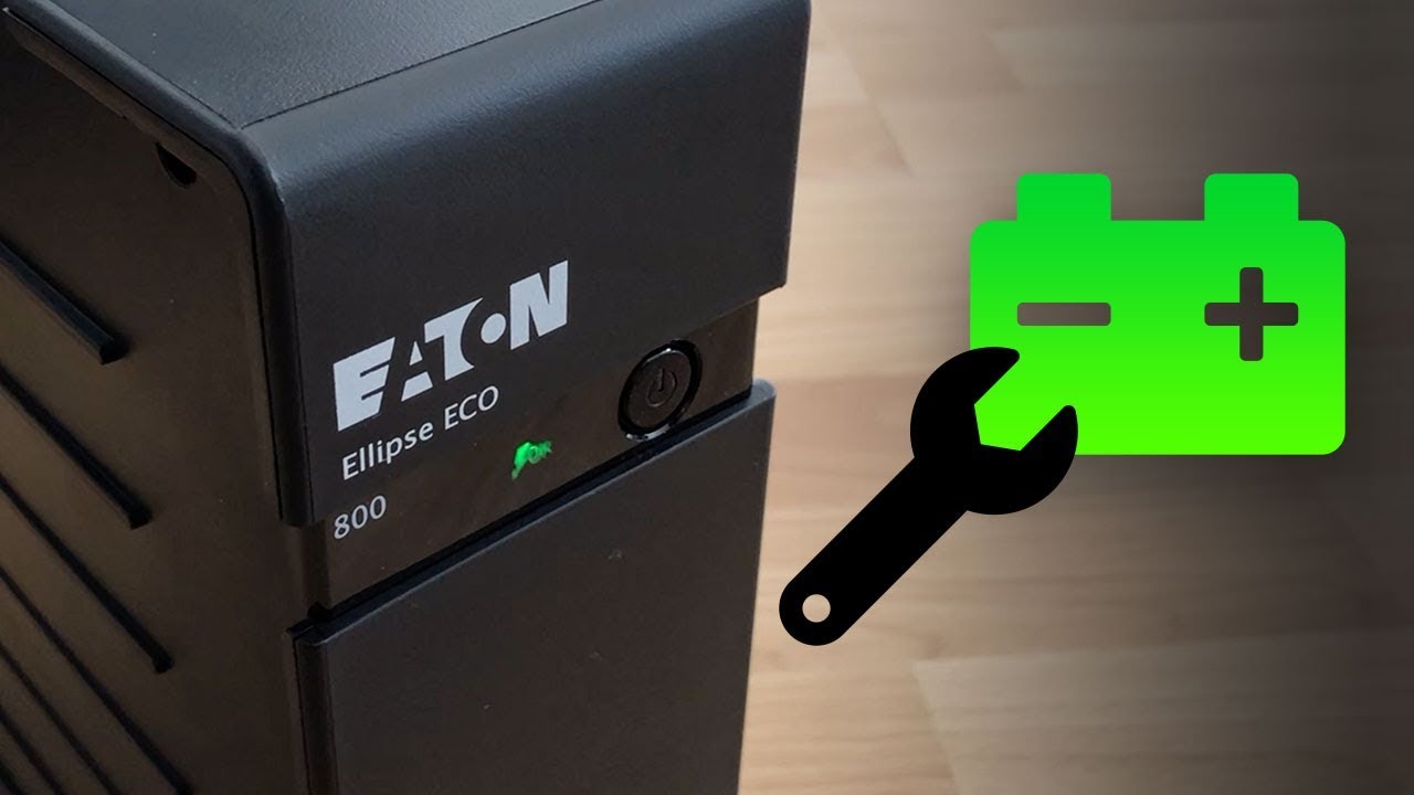 How to change the UPS's battery - Eaton Ellipse ECO 650 